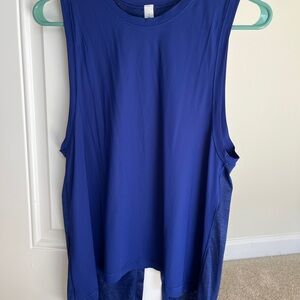 lululemon athletica Royal Blue Sleeveless Athletic Tank